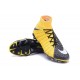 Cheap High Top Nike Hypervenom Phantom III DF FG For Men Yellow Black