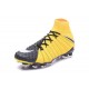 Cheap High Top Nike Hypervenom Phantom III DF FG For Men Yellow Black