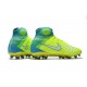 Nike Magista Obra II Tech Craft Firm Ground Football Shoes For Men - Volt White Chlorine Blue