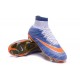 Nike Mercurial Superfly IV FG Soccer Boots - Shoes For Men Blue Orange White
