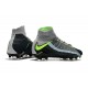 Cheap Nike Hypervenom Phantom III FG Men Soccer Cleats Grey Black Green