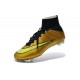 Nike Men's 2016 - Mercurial Superfly 4 FG Soccer Shoes Black Gold Volt