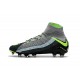 Cheap Nike Hypervenom Phantom III FG Men Soccer Cleats Grey Black Green