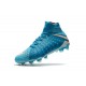 Nike Soccer Cleats 2017 New Nike Hypervenom Phantom 3 FG Blue White Orange
