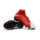 High Tops Nike Hypervenom phantom III DF FG Neymar Soccer Shoes Total Crimson White Red