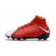 High Tops Nike Hypervenom phantom III DF FG Neymar Soccer Shoes Total Crimson White Red