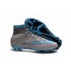 2016 Nike Men's Mercurial Superfly IV FG Football Shoes Grey Blue Black