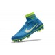Nike Soccer Cleats - Nike Mercurial Superfly V FG NJR Blue White Volt