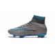 2016 Nike Men's Mercurial Superfly IV FG Football Shoes Grey Blue Black