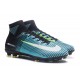 Football Boots For Men Nike Mercurial Superfly 5 FG Black White Blue