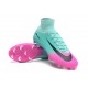 Football Boots For Men Nike Mercurial Superfly 5 FG Pink Blue Black