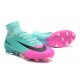 Football Boots For Men Nike Mercurial Superfly 5 FG Pink Blue Black