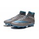 2016 Nike Men's Mercurial Superfly IV FG Football Shoes Grey Blue Black