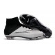 2016 Nike Men's Mercurial Superfly IV FG Football Shoes Leather Black White