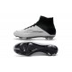 2016 Nike Men's Mercurial Superfly IV FG Football Shoes Leather Black White