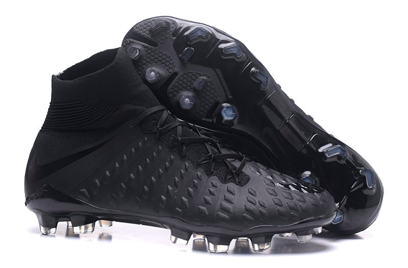 Nike Soccer Cleats 2017 New Nike Hypervenom Phantom 3 FG All Black