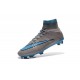 2016 Nike Men's Mercurial Superfly IV FG Football Shoes Grey Blue Black