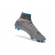 2016 Nike Men's Mercurial Superfly IV FG Football Shoes Grey Blue Black