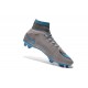 2016 Nike Men's Mercurial Superfly IV FG Football Shoes Grey Blue Black