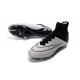 2016 Nike Men's Mercurial Superfly IV FG Football Shoes Leather Black White