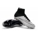 2016 Nike Men's Mercurial Superfly IV FG Football Shoes Leather Black White