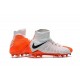 Nike Soccer Cleats 2017 New Nike Hypervenom Phantom 3 FG White Orange Black