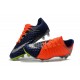 Latest Nike Hypervenom Phantom 3 FG Soccer Shoes Orange Blue Silver