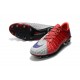 Latest Nike Hypervenom Phantom 3 FG Soccer Shoes Red Grey Blue