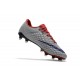 Latest Nike Hypervenom Phantom 3 FG Soccer Shoes Red Grey Blue