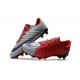 Latest Nike Hypervenom Phantom 3 FG Soccer Shoes Red Grey Blue