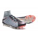 Nike Soccer Cleats - New Nike Hypervenom Phantom III DF FG Rising Fast Pack Grey Black Orange