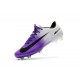 Men's Football Cleats Nike Mercurial Vapor XI FG White Purple Black