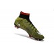 New Nike Mercurial Superfly IV FG Football Shoes Volt Red Black White