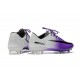 Men's Football Cleats Nike Mercurial Vapor XI FG White Purple Black