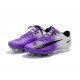 Men's Football Cleats Nike Mercurial Vapor XI FG White Purple Black