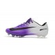 Men's Football Cleats Nike Mercurial Vapor XI FG White Purple Black