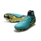 New Nike Magista Obra II FG Soccer Shoes For Sale Blue Volt Black