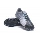 Latest Nike Hypervenom Phantom 3 FG Soccer Shoes Black Grey