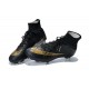 Best Nike Men's Mercurial Superfly IV FG Football Cleats Black Gold