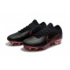 Nike Mercurial Vapor Flyknit Ultra FG - Nike New Cleats Black Red