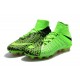 Nike Hypervenom Phantom III DF EA Sports Green Black Gold FG Football Cleats
