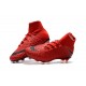 Nike Soccer Cleats - New Nike Hypervenom Phantom III DF FG University Red White Bright Crimson Hyper Crimson
