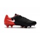 Nike Magista Opus II FG - New Football Shoes Black White Hyper Crimson Bright Crimson