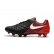 Nike Magista Opus II FG - New Football Shoes Black White Hyper Crimson Bright Crimson