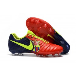 Soccer Shoes For Men Nike Tiempo Legend 7 FG - Red Blue Volt