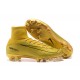 Football Boots For Men Nike Mercurial Superfly 5 FG CR7 Gold Black
