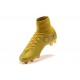Football Boots For Men Nike Mercurial Superfly 5 FG CR7 Gold Black