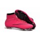 Nike Mercurial Superfly IV FG Soccer Boots - Hyper Pink BlackShoes For Men 