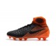 New Nike Magista Obra II FG Soccer Shoes For Sale Black White Hyper Crimson
