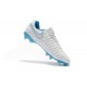 Soccer Shoes For Men Nike Tiempo Legend 7 FG - White Blue